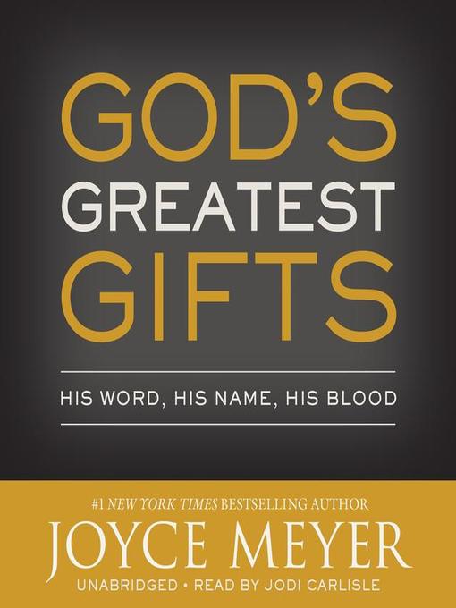 Cover image for God's Greatest Gifts